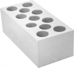 Кирпич лицевой силикатный Неокрашенный пустотелый одинарный