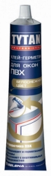 Клей-герметик для окон ПВХ Tytan белый 200гр