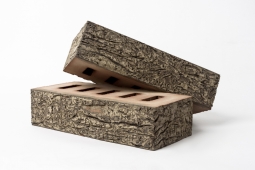 Кирпич лицевой керамический Альберо Серый пустотелый одинарный, пустотность 28