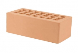 Кирпич лицевой керамический «Персиковый» пустотелый утолщенный