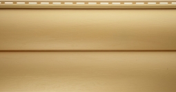 Сайдинг Альта-Профиль Блокхаус «Престиж» двухпереломный Золотистый 3100x222х15