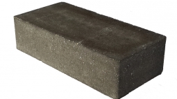 Кирпич лицевой силикатный Серый полнотелый одинарный 1/2