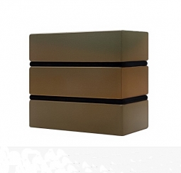 Кирпич лицевой керамический «Флеш» «Дарк» пустотелый одинарный