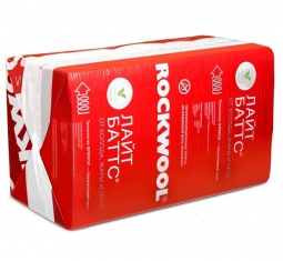 Базальтовый утеплитель Rockwool Лайт Баттс 1000х600х100 / 5 пл.