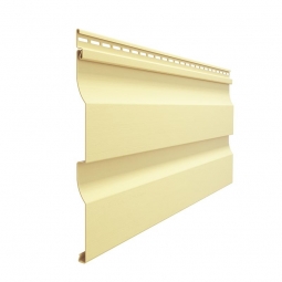 Сайдинг Docke Premium Корабельный брус D4.5D Лимон