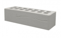 Кирпич лицевой керамический «Серый» «Дерево» пустотелый Евро 0.7НФ