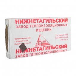 Минераловатный утеплитель НЗТИ П-75 1000х500х100 мм / 4 шт.