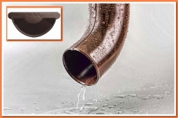 Колено сливное Nika RR-32 Темно-Коричневый