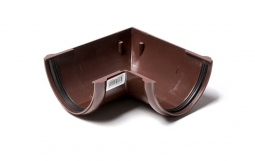 Угловой элемент желоба Технониколь (Verat) Красный (125х82 мм), 90 градусов