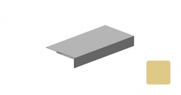 Планка аквилон Первая Кровельная 40х20х20 (полиэстер) 2м бежевый