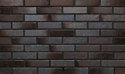 Кирпич лицевой керамический «Флэш Графит» «Сахара» пустотелый Евро 0.7 НФ