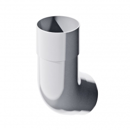 Колено водосточной трубы Технониколь (Verat) Белый (125х82 мм), 108 градусов