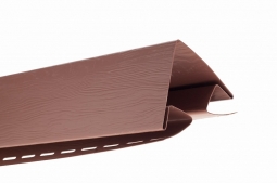 Планка Наружный угол Альта-Профиль Блокхаус Красно-коричневый 3000