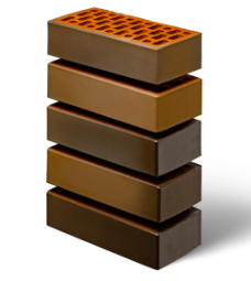 Кирпич лицевой клинкерный «Флеш-обжиг» пустотелый одинарный