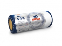 Минераловатный утеплитель Ursa М-11Ф фольгированный 12500х1200х50 / 1 шт.