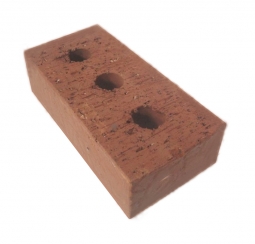 Кирпич рядовой керамический полнотелый одинарный с технологическими пустотами