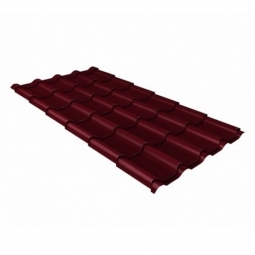 Металлочерепица Kamea Красное вино RAL 3005