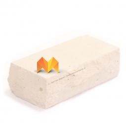 Кирпич силикатный лицевой Неокрашенный рустированный полнотелый одинарный М-175 (Угловой)