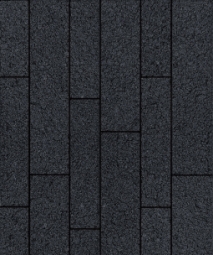 Тротуарная плитка Поревит Регата Мрамор Черный 60 мм 5 плит