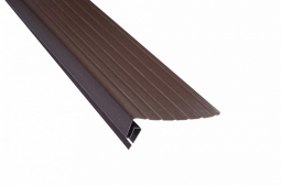 Планка J-фаска Альта-Профиль Коричневый 3000