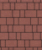Тротуарная плитка Поревит Старый город Красный, 40 мм 3 плиты