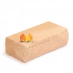 Кирпич силикатный лицевой «Персик» рустированный полнотелый одинарный М-175 (Угловой)