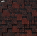 Гибкая черепица Docke Eurasia Лабиринт красный