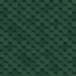 Гибкая черепица Shinglas Оптима зеленый