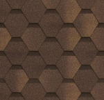 Гибкая черепица Shinglas Сальса какао