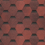 Гибкая черепица Docke Europa Карат красный