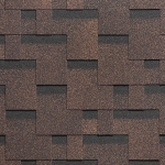 Гибкая черепица Docke Standard Тетрис коричневый
