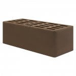 Кирпич лицевой керамический «Шоколад» пустотелый утолщенный