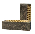 Кирпич лицевой керамический «Антрацит» пустотелый одинарный