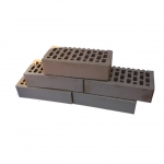 Кирпич лицевой клинкерный «Black» пустотелый одинарный