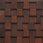 Ламинированная черепица Docke Dragon Standart красный