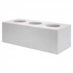 Кирпич лицевой силикатный Неокрашенный пустотелый утолщенный