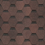 Гибкая черепица Docke Europa Карат коричневый